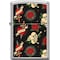 Zippo 2024 Zippo Custom Satin Chrome Roses Hearts Skulls ZIP-207CI018416 - alternate 1
